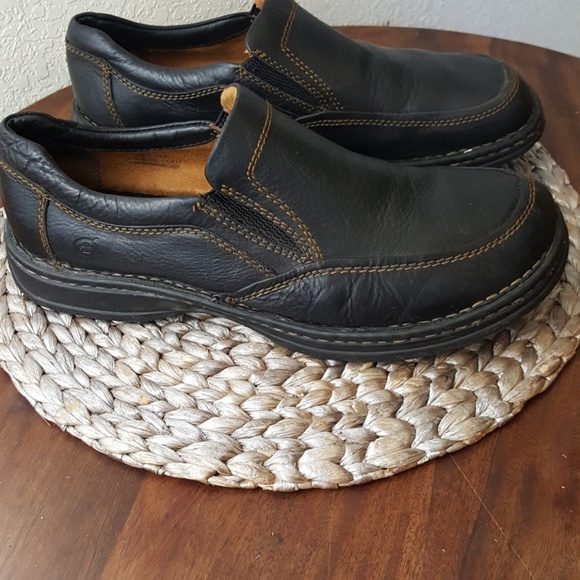 born leather slip on shoes